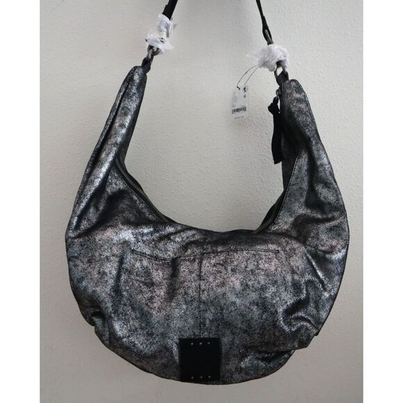 We The Free x Free People OB1676413 Black Metallic Sparta Sling Bag - Picture 8 of 16